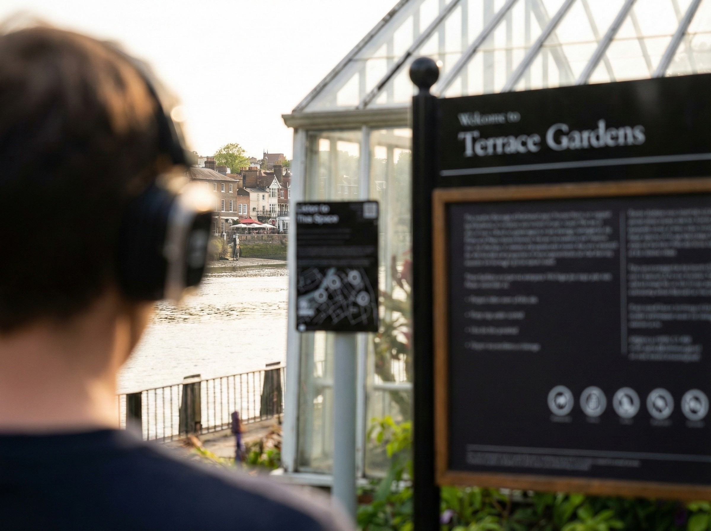 Site-specific installation in Terrace Gardens, Richmond